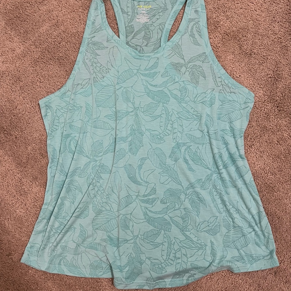 Tek Gear Blue Relaxed Tank Top
